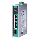 EDS-G205A-4PoE-1GSFP-T Коммутатор 4 x PoE/PoE+ 10/100/1000BaseTX, 1 x 100/1000BaseSFP, с расширенным диапазоном температур
