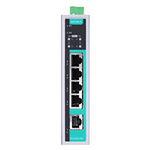 EDS-G205A-4PoE-T Коммутатор 4 x PoE/PoE+ 10/100/1000BaseTX, 1 x 10/100/1000BaseT, с расширенным диапазоном температур.