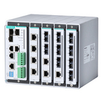 EDS-619 Шасси коммутатора - 3 Combo Gigabit порта (10/100/1000BaseTX или 100/1000BaseSFP), 4 слота для модулей Fast Ethernet (до 16 портов 10/100BaseTX и/или 100BaseFX)
