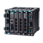 MDS-G4012-T Модульный управляемый коммутатор 2 уровня с 4 портами Gigabit Ethernet, 2 слотами для установки 4-портовых модулей GE/FE (до 8 портов), 2 слотами для установки модулей питания