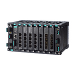 MDS-G4028-L3 Модульный управляемый коммутатор 3 уровня с 4 портами Gigabit Ethernet, 6 слотами для установки 4-портовых модулей GE/FE (до 24 портов) и 2 слотами для установки модулей питания