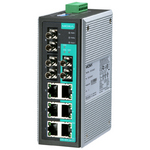 EDS-309-3M-ST-T Коммутатор 6 x 10/100BaseTX, 3 x 100BaseFX (многомодовое оптоволокно), разъем ST, с расширенным диапазоном температур