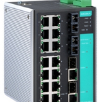 EDS-518A-SS-SC-80 Управляемый коммутатор 14 x 10/100BaseTX, 2 x 100BaseFX (одномодовое оптоволокно), 2 x Combo Gigabit, дальность передачи - 80 км