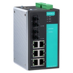 EDS-508A-MM-ST-T Управляемый коммутатор 6 x 10/100BaseTX, 2 x 100BaseFX (многомодовое оптоволокно), разъем ST, с расширенным диапазоном температур