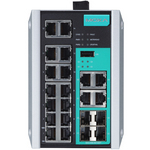 EDS-518E-4GTXSFP Управляемый коммутатор Gigabit Ethernet c портами 14 x 10/100BaseTX, 4 x 10/100/1000BaseT(X) или 100/1000BaseSFP