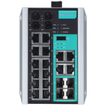 EDS-518E-MM-ST-4GTXSFP-T Управляемый коммутатор Gigabit Ethernet c портами 12 x 10/100BaseTX, 4 x 10/100/1000BaseT(X) или 100/1000BaseSFP, 2 x 100BaseFX (многомод, разъем ST), с расширенным д