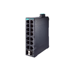 SDS-3016-2GSFP Конфигурируемый Ethernet-коммутатор с 14 портами 10/100BaseT(X), 2 портами 100/1000BaseSFP, с диапазоном температур от -10 до 60⁰C, источник питания 12/24/48 В пост. тока