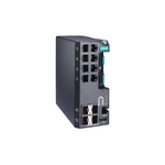 EDS-4012-8P-4GS-LVB-T Управляемый коммутатор Gigabit Ethernet с 8 портами 10/100BaseT(X) 802.3bt PoE, 4 слотами 100/1000BaseSFP, двумя входами питания 12/24/48 В пост., с расширенным диапазон