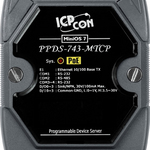 PPDS-743-MTCP CR 4-портовый программируемый преобразователь Modbus RTU/ASCII в Modbus TCP с возможностью питания PoE