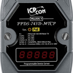 PPDS-743D-MTCP CR 4-портовый программируемый преобразователь Modbus RTU/ASCII в Modbus TCP с возможностью питания PoE, с индикацией