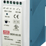 MDR-60-48 Блок питания, 48 В, 60 Вт, крепление на DIN-рейку