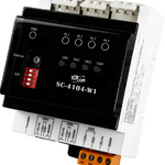 SC-4104-W1 CR Модуль управления освещением с 1 каналом дискретного ввода и 4 каналами релейного вывода
