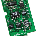 X302 Плата расширения для контроллеров серии I-7188XC, 1 канал АЦП и 1 канал ЦАП