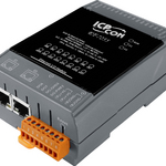 ET-7255 CR Ethernet-модуль с 8 каналами дискретного ввода и 8 каналами дискретного вывода, со встроенным 2-портовым Ethernet-коммутатором