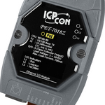 PET-7018Z/S CR Ethernet-модуль с 10 каналами ввода с термопары, 6 каналами дискретного вывода, с возможностью питания по PoE (в комплект поставки входит дочерняя плата DN-1820)