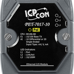 PET-7017-10 CR Ethernet-модуль с 10/20 каналами аналогового ввода, с защитой от перенапряжения, с возможностью питания по PoE