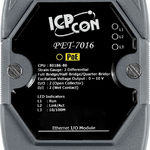 PET-7016 CR Ethernet-модуль с 2 каналами для тензодатчика, 2 каналами дискретного ввода и 2 каналами дискретного вывода, с возможностью питания по PoE