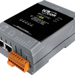 PET-7218Z/S CR Ethernet-модуль с 10 каналами ввода с термопары, 5 каналами дискретного вывода, со встроенным 2-портовым Ethernet-коммутатором, с возможностью питания по PoE (в комплект постав