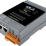 PET-7242 CR Ethernet-модуль с 16 каналами изолированного дискретного вывода, со встроенным 2-портовым Ethernet-коммутатором, с возможностью питания по PoE