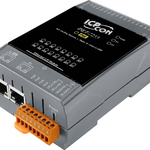 PET-7253 CR Ethernet-модуль с 16 каналами изолированного дискретного ввода, с 32-битными счетчиком, со встроенным 2-портовым Ethernet-коммутатором, с возможностью питания по PoE