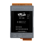 ET-7204 CR Ethernet-модуль с 4 каналами аналогового ввода, 4 каналами аналогового вывода и 4 каналами дискретного ввода, и со встроенным 2-портовым Ethernet-коммутатором