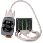 ET-7218Z/S2 CR Ethernet-модуль с 10 каналами ввода с термопары, 5 каналами дискретного вывода, со встроенным 2-портовым Ethernet-коммутатором (в комплект поставки входит дочерняя плата DN-182