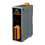 ET-2260 Ethernet-модуль с 6 каналами DI (влажный контакт, sink/source), 6 каналами силового реле (тип Form A) , со встроенным 2-портовым Ethernet-коммутатором