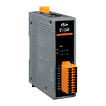 ET-2260 Ethernet-модуль с 6 каналами DI (влажный контакт, sink/source), 6 каналами силового реле (тип Form A) , со встроенным 2-портовым Ethernet-коммутатором