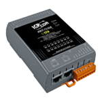 PET-7250A CR Ethernet-модуль с 12 каналами дискретного ввода (влажный контакт, Sink/Source), 6  дискретного вывода (тип 