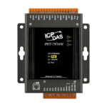 PET-7H16M CR Высокоскоростной Ethernet-модуль с 8 каналами аналогового ввода, 4 каналами дискретного ввода и 4 каналами релейного вывода, с возможностью питания по PoE