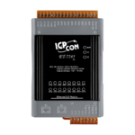 ET-7245 Ethernet-модуль с 16 каналами дискретного вывода типа Source, со встроенным 2-портовым Ethernet-коммутатором
