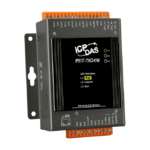 PET-7H24M CR Высокоскоростной Ethernet-модуль 4 канала аналогового ввода, 2 канала аналогового вывода, 3  канала дискретного ввода и 4 канала дискретного вывода, с возможностью питания по PoE