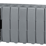 iDCS-8830 CR Интеллектуальная корзина расширения удаленного ввода/вывода с двумя модулями питания (FPM-D2440) и 2 коммуникационными модулями (FCM-MTCP)