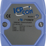 I-7188E8 CR Программируемый контроллер с 8 COM-портами (7 x RS-232, 1 x RS-485)