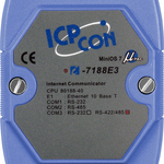 I-7188E3 CR Программируемый контроллер с 3 COM-портами( 1 x RS-232, 1 x RS-485, 1 x RS-422/RS-485)