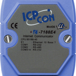 I-7188E4 CR Программируемый контроллер с 4 COM-портами (3 x RS-232, 1 x RS-485)