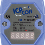 I-7188E5D CR Программируемый контроллер с 5 COM-портами (4 x RS-232, 1 x RS-485), с индикацией