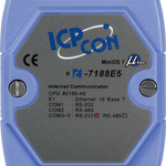 I-7188E5 CR Программируемый контроллер с 5 COM-портами (4 x RS-232, 1 x RS-485)