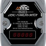 uPAC-7186EXD-MTCP CR Программируемый компактный контроллер c LAN-интерфейсом, слотом для мезонинного модуля, с поддержкой Modbus/TCP, с дисплеем