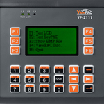 VP-2111 CR Панельный контроллер с STN-дисплеем, с ОС MiniOS7, возможностью программирования на языке C, графическим дисплеем и клавиатурой, 768 Кб SRAM, 512 Кб Flash, 1 x Ethernet (RJ-45), 1 