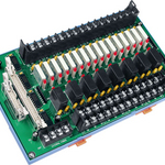 DB-24PR/24/DIN CR 24-канальная выносная плата силовых реле (24 В) (8 x Form C, 16 x Form A), + CA-5015, крепление на DIN-рейку