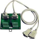 DN-09-2 Клеммный блок, 2 x DB9 