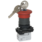 КМЕ5611мК-красный-1но+0нз-гриб-ключ-фикс-IP65