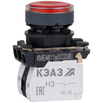 КМЕ4611мЛ-220В-красный-1но+1нз-цилиндр-индикатор-IP65