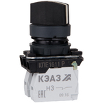 КПЕ1611Р-черный-1но+1нз-ручка-фикс-2поз-IP65