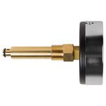 Термоманометр Экомера МД04-80мм 0..1МПа 0..120С G1\4 L=40 mm с переходником на G1\2 осевой