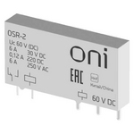 Реле ультратонкое OSR-2 1 перекидной контакт 60В DC ONI
