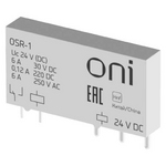 Реле ультратонкое OSR-1 1 перекидной контакт 24В DC ONI