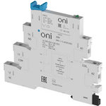 Реле интерфейсное ORK с розеткой 1 перекидной контакт 230В AC/DC ONI