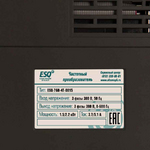 Частотный преобразователь ESQ-760-4T-0015 1.5/2.2кВт, 380 В